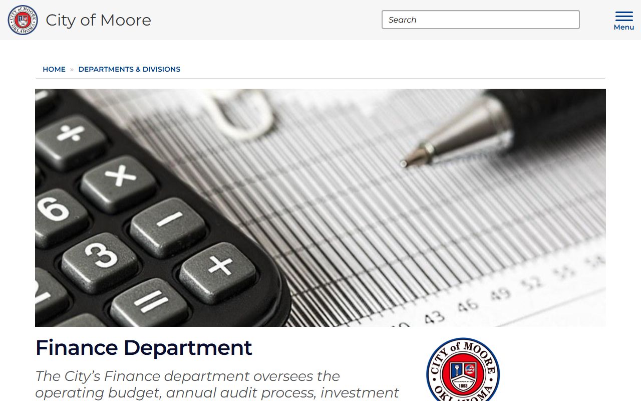 Moore unclaimed money finance department