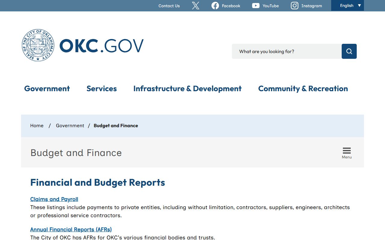 Oklahoma City Finance Department