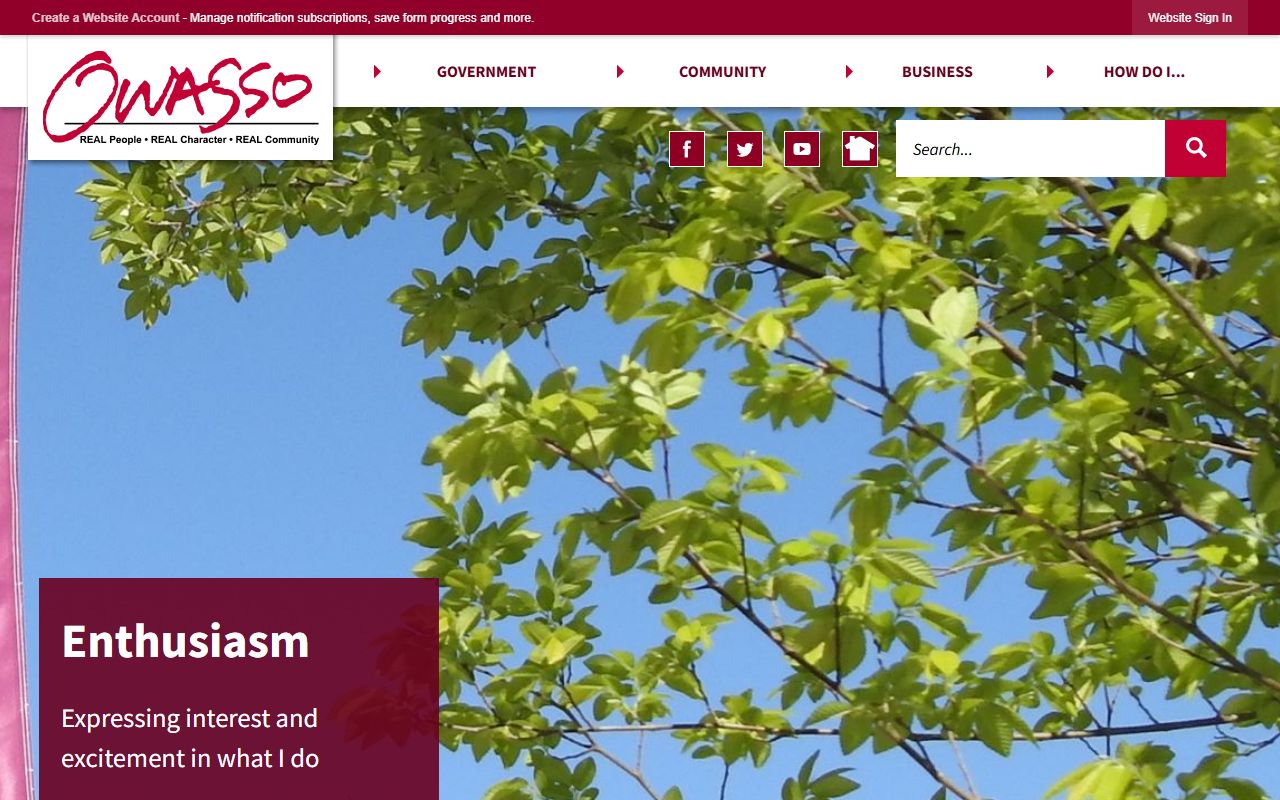 Owasso unclaimed money official city website