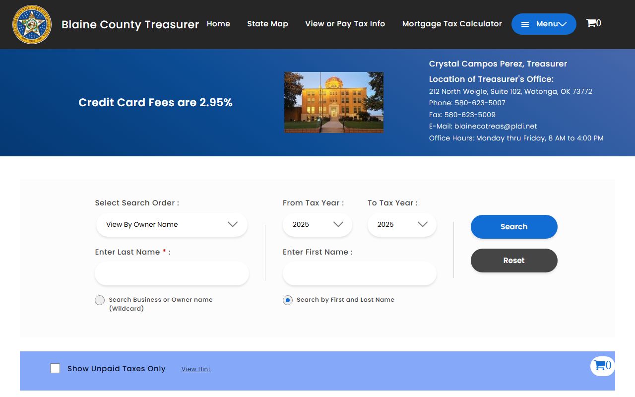 Blaine County Unclaimed Money - Tax Records Portal