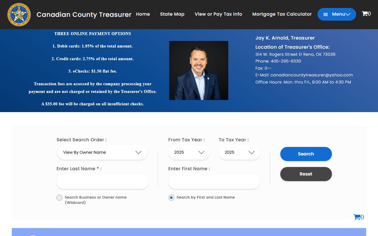 Canadian County Unclaimed Money - Tax Records Portal