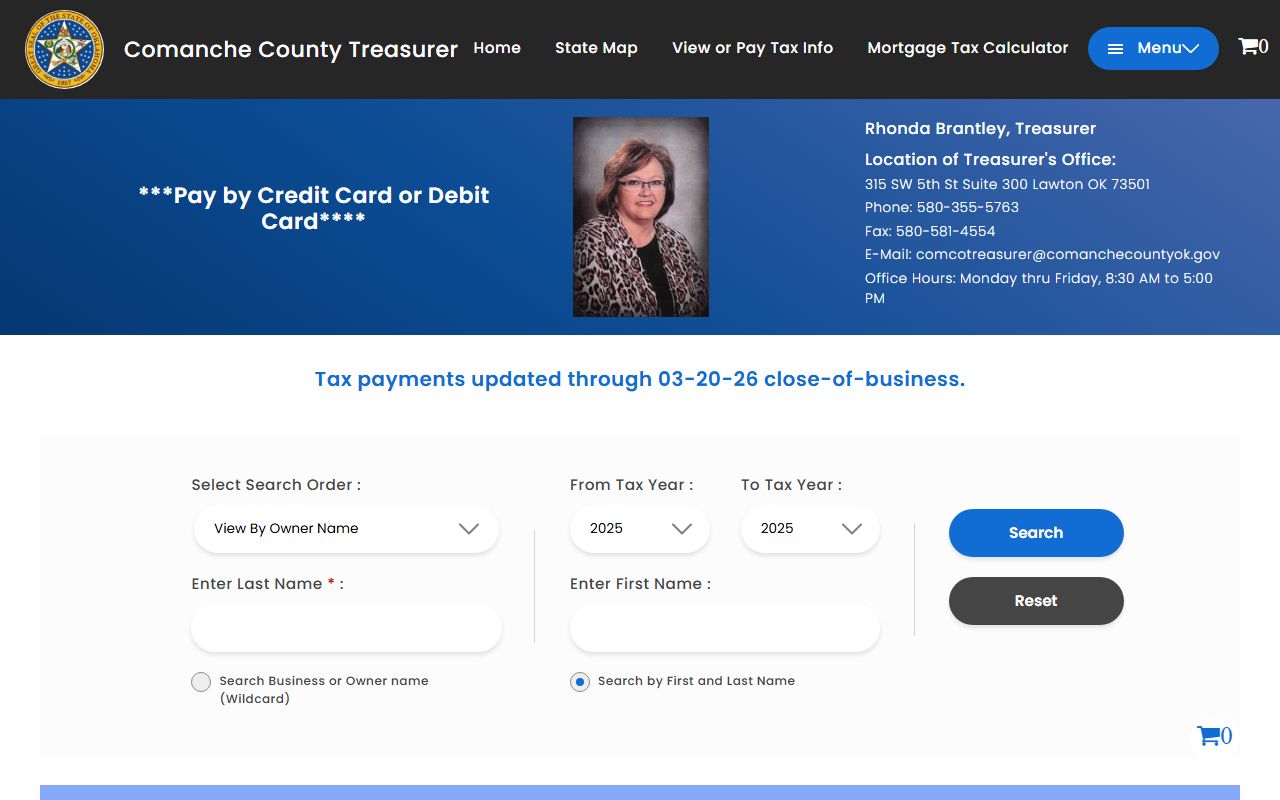 Comanche County tax records search for unclaimed money