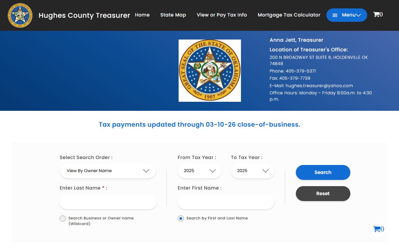 Hughes County Unclaimed Money - Tax Records Portal