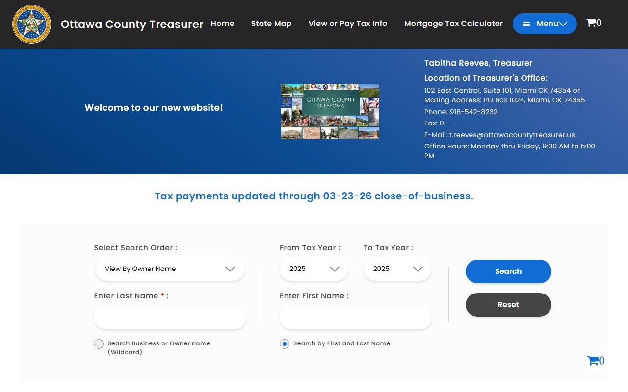 Ottawa County tax roll search portal for unclaimed money