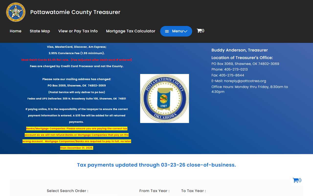 Pottawatomie County Unclaimed Money - Tax Records Portal