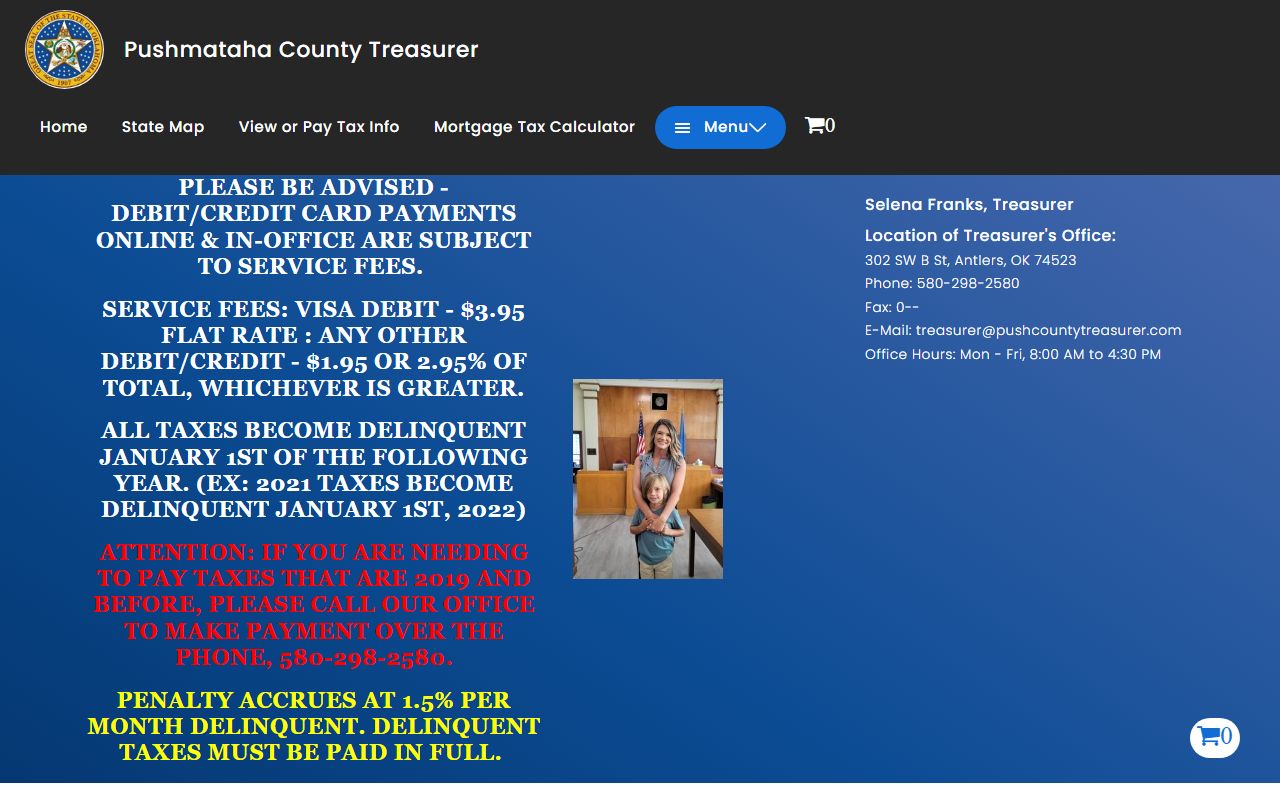 Pushmataha County Unclaimed Money - Tax Records Portal