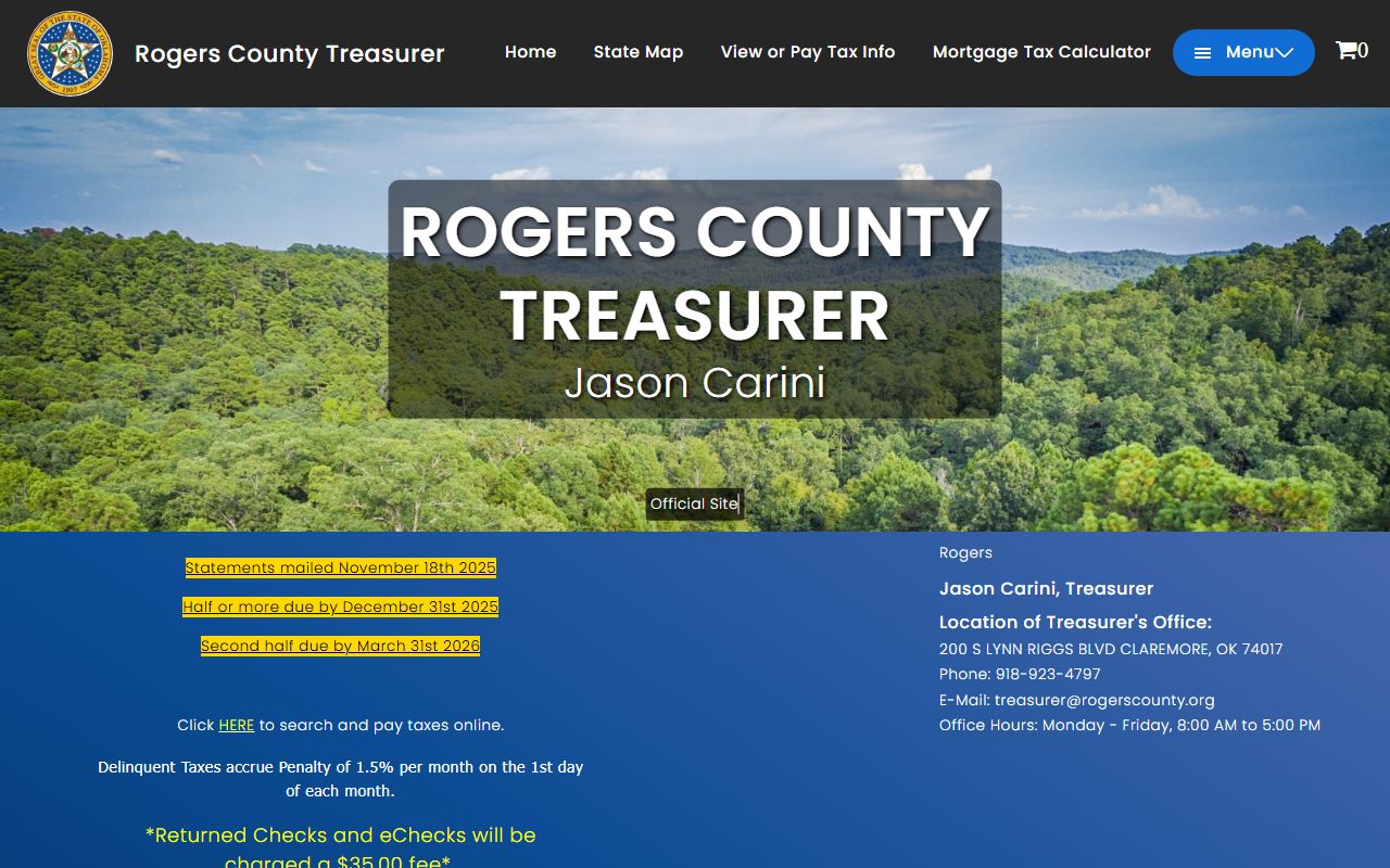 Rogers County Unclaimed Money - Tax Records Portal